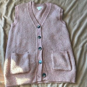 long sweater vest